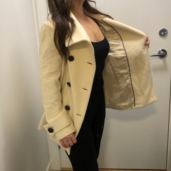 Cream peacoat - Picture 2 of 8